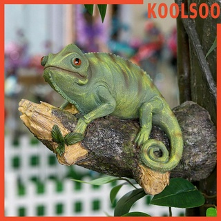 [Koolsoo] Tượng Chameleon vẽ tay Trang trí sân vườn văn phòng