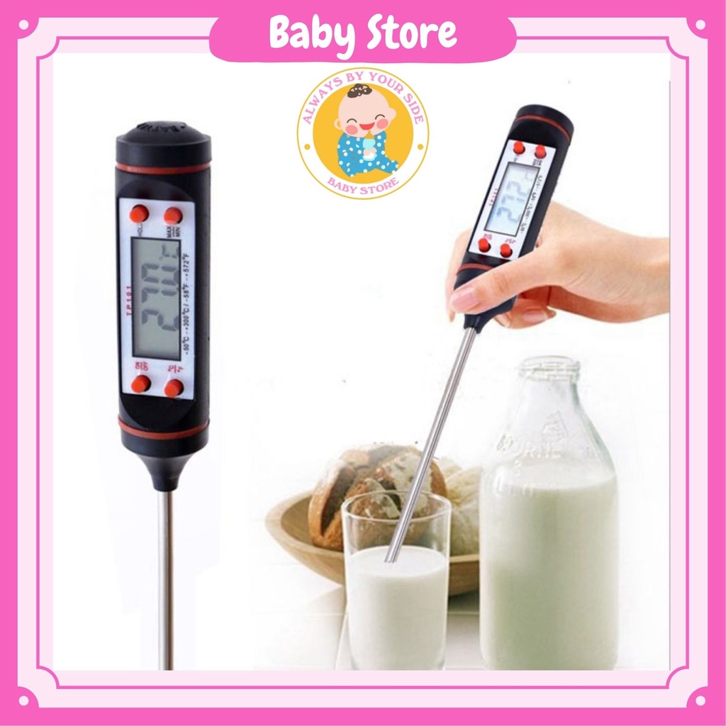 HCM - Nhiệt kế đo sữa, nhiệt kế đo nước tắm cho bé nhanh chính xác tiện lợi