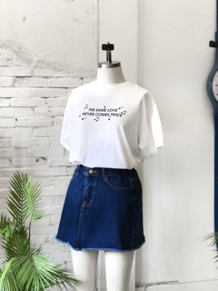 Usthebasic - Chân váy Denim Mini Skirt