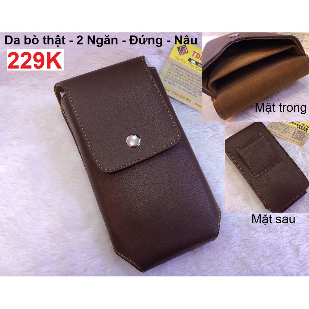 Bao da điện thoại đeo thắt lưng ngang hông Điện thoại - Hàng xưởng Việt Nam