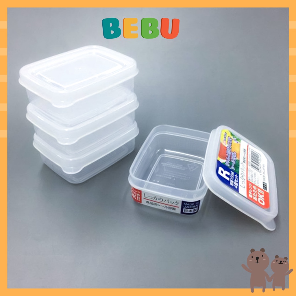 Bộ hộp trữ đông, hộp đựng đồ ăn dặm Nakaya Nhật Bản, khay đựng thức ăn có nắp