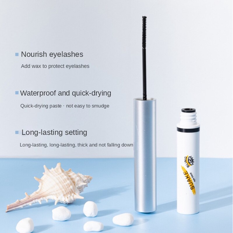 Mascara, eyelashes are not easy to smudge, waterproof and sweat-proof, curling eyelashes, thick eyelashes do not remove makeup.