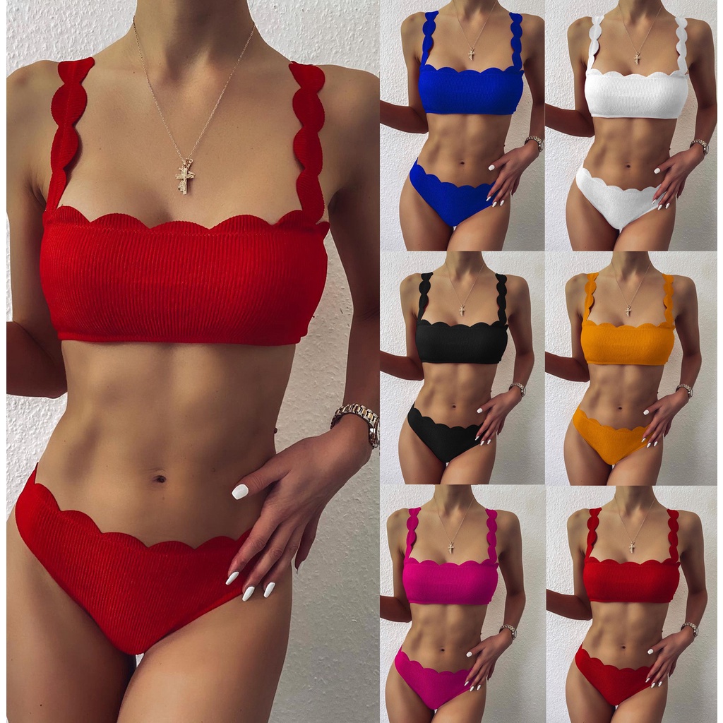 Bikini Màu Trơn Gợi Cảm Cho Nữ