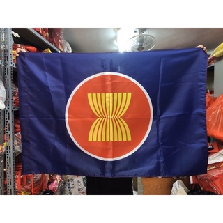 cờ asean 80x120cm in thẩm thấu