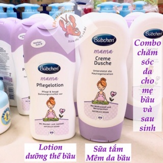 (Mẫu mới) SỮA TẮM & LOTION BUBCHEN MAMA CHO MẸ BẦU