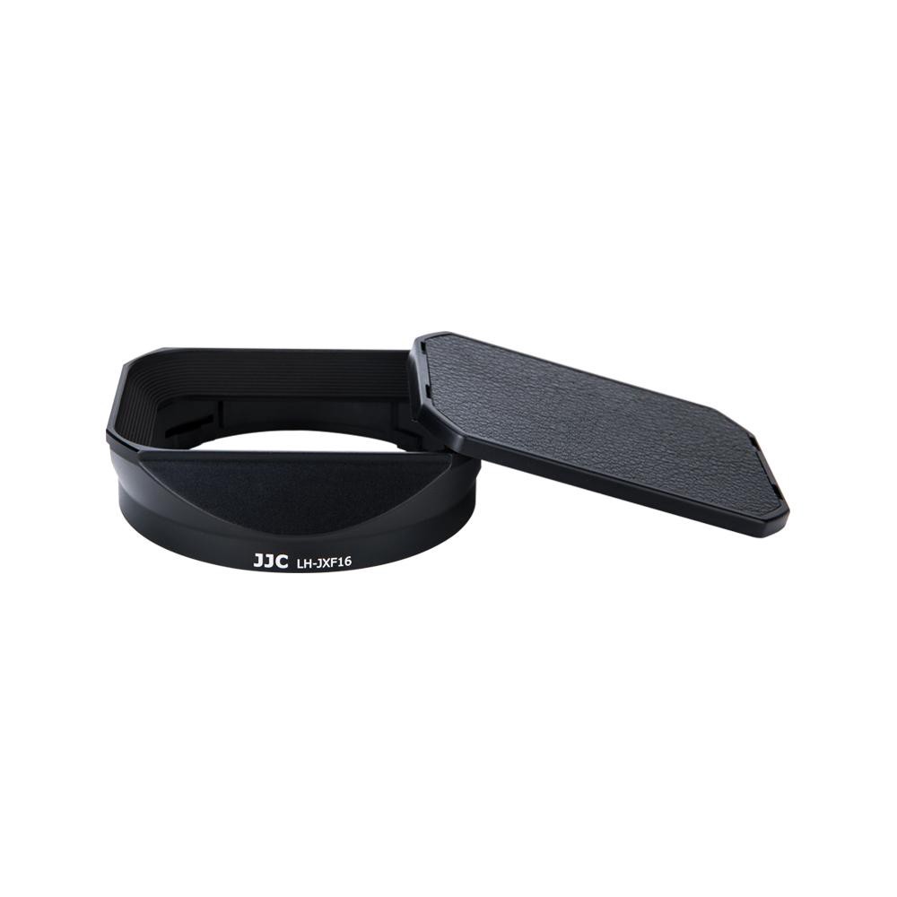 Mũ trùm ống kính JJC với nắp capo cho ống kính Fujifilm XF 16mm F1.4 R WR (Thay thế ống kính Fujifilm LH-XF16)