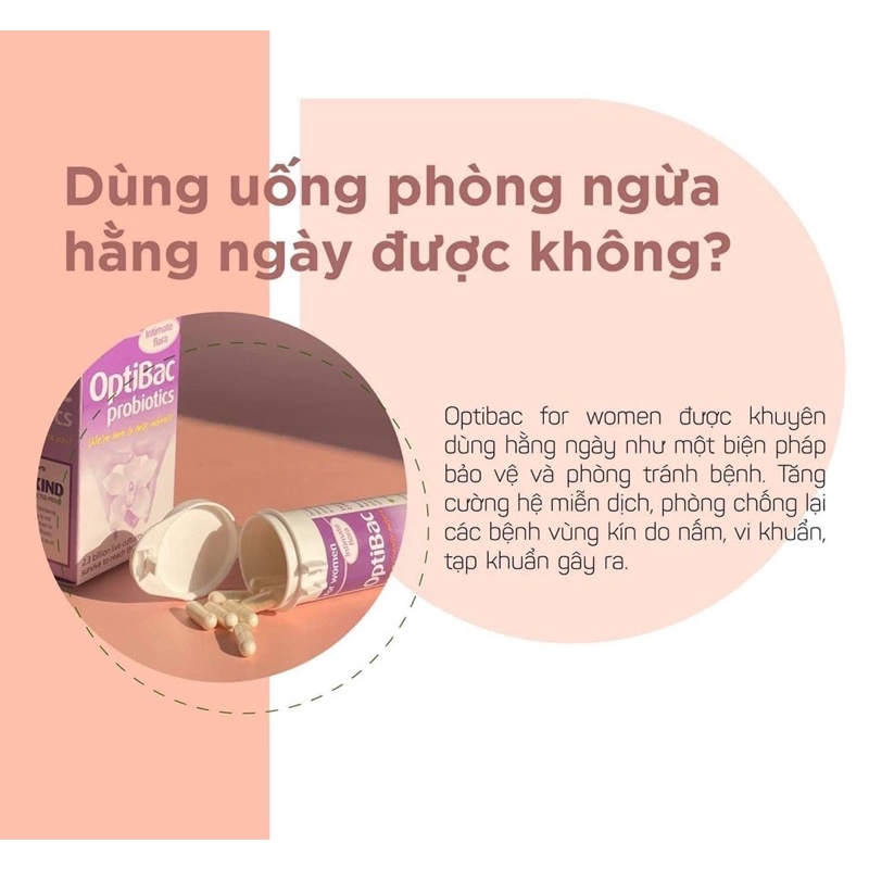 Optibac Men Vi Sinh Cho Phụ Nữ