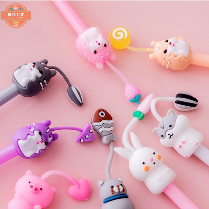 bút bi cute hoạt hình 🦄LÚC LẮC🦄 dễ thương - nhiều hình đẹp, viết thích