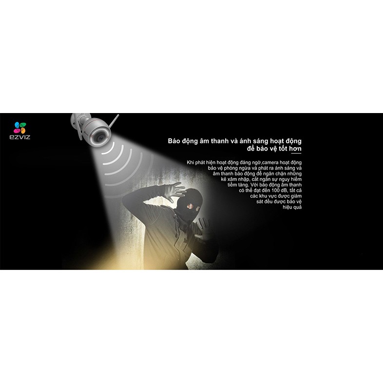 Camera Wifi Ngoài Trời Ezviz C3WN 1080P