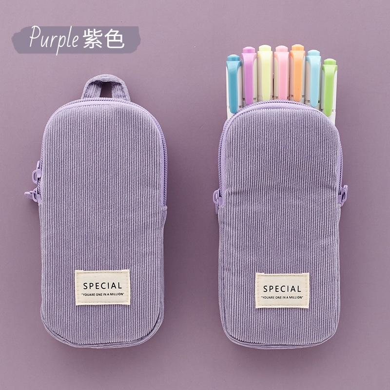 Túi bút chì văn phòng phẩm xách tay chất lượng cao Nhật Bản cho bé gái/ Học sinh trung học cơ sở với sức chứa nhỏ