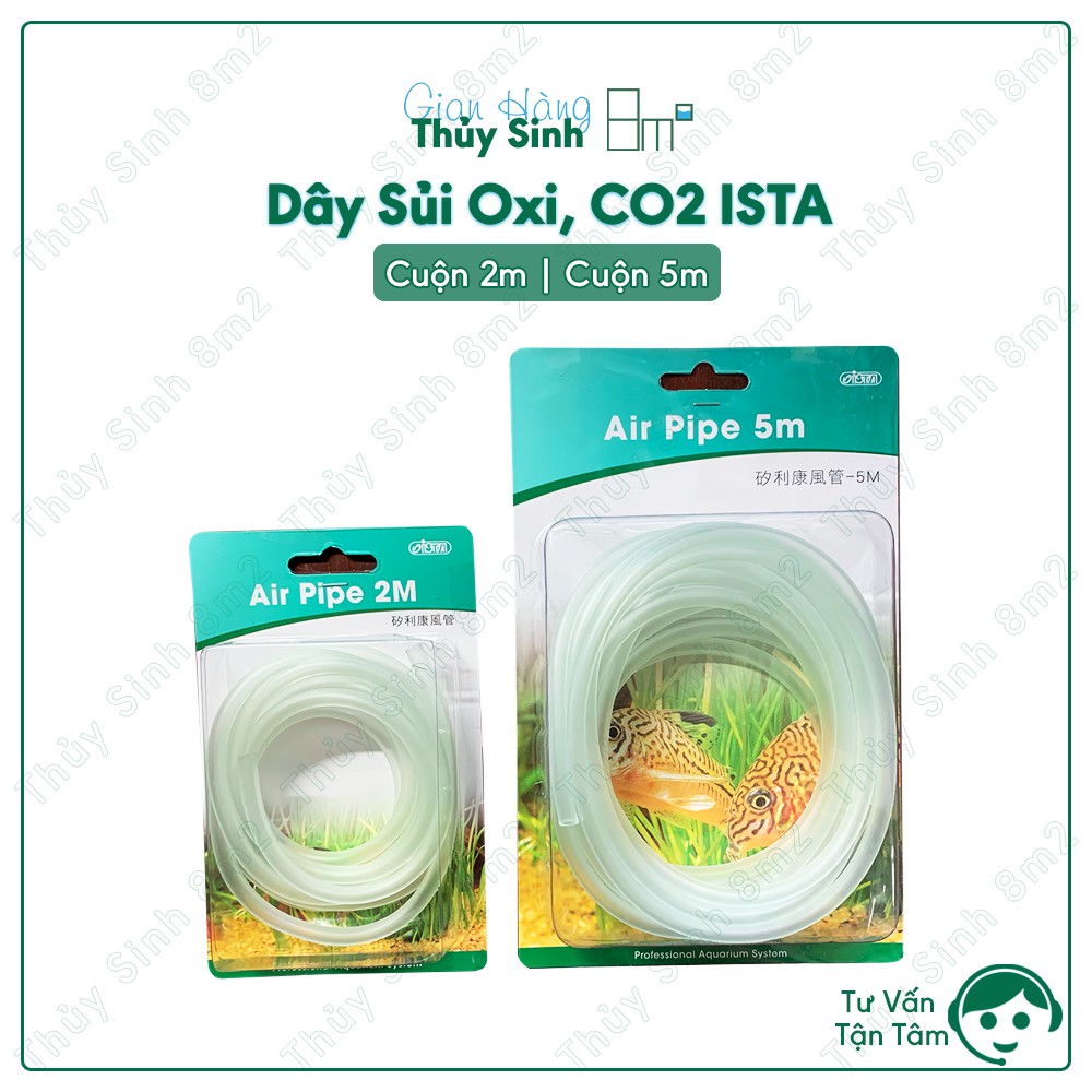 Dây Sủi Oxi, CO2 ISTA Air Pipe - Dẻo, dày, chống gập - 8m2