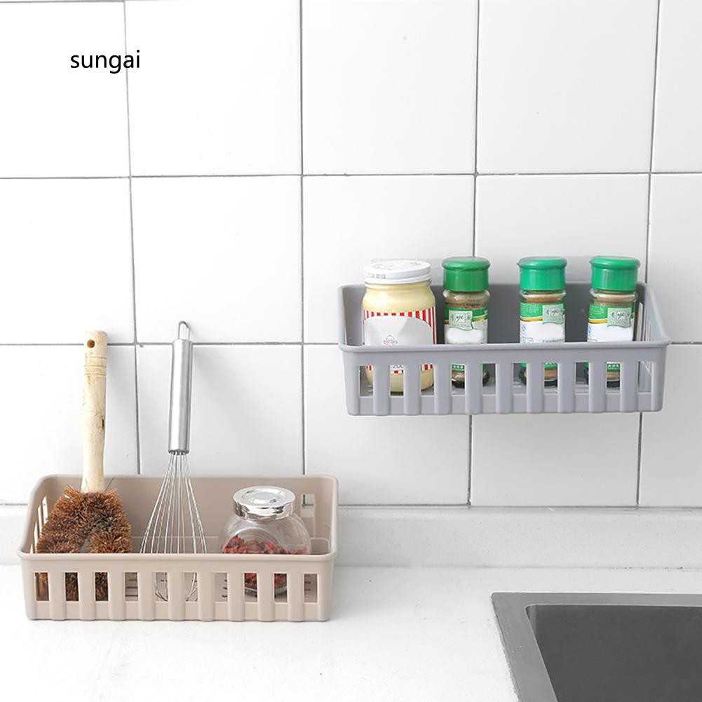 Giá để đồ treo tường nhà tắm làm bằng nhựa PP kích thước 26.5cm x 12cm x 13cm tiện dụng | BigBuy360 - bigbuy360.vn