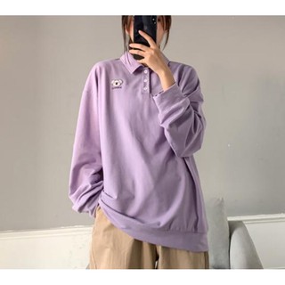 Áo polo tím pastel siêu hot - ẢNH THẬT
