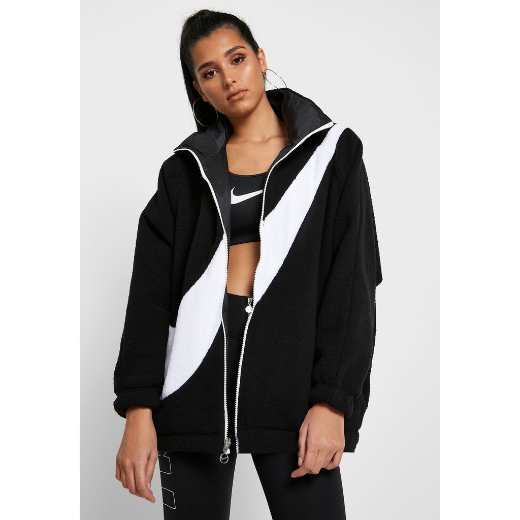 Áo Khoác Gió Nike Big Swoosh Woven Jacket Stand Collar