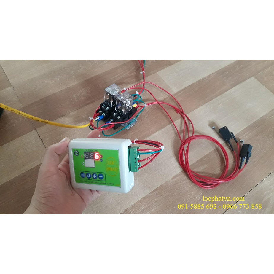Bộ điều khiển đảo trứng công suất lớn Lộc Phát ĐKĐT-M200W phụ kiện máy ấp trứng