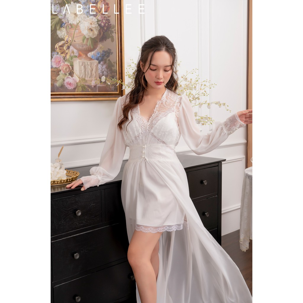 Áo choàng voan phối ren dáng dài LABELLEE - ACV03 | BigBuy360 - bigbuy360.vn