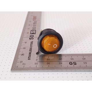 Công tắc bập bênh tròn 20mm có đèn