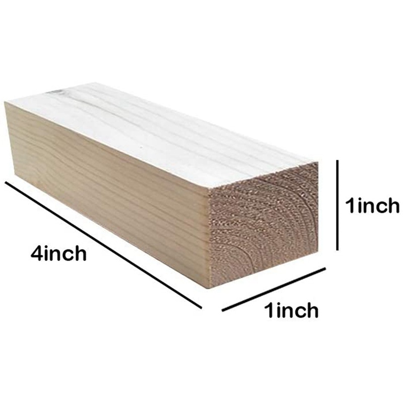 Bộ 6 Khối Gỗ Basswood Khắc Thủ Công Cho Người Mới Bắt Đầu