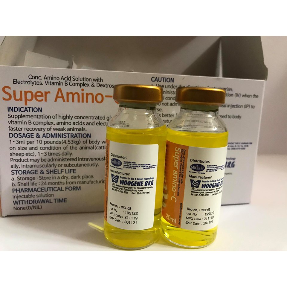Combo 2 Chai SUPERAMINO-C Cho Gà - 2 Chai x 20ml