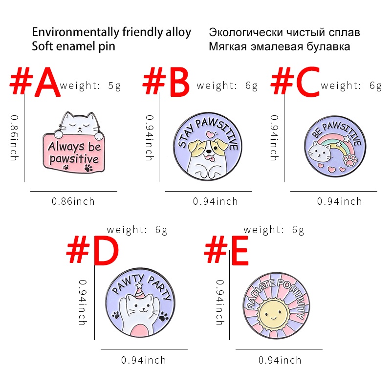 Ghim Cài Áo Tráng Men Họa Tiết Hoạt Hình Đáng Yêu