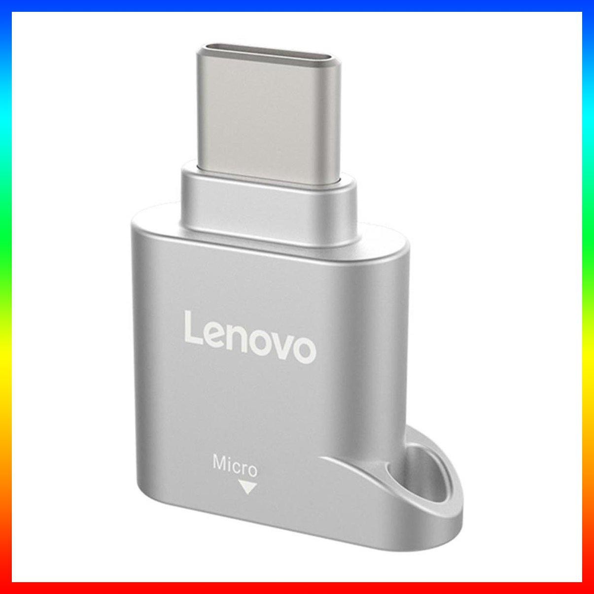 Đầu Đọc Thẻ Nhớ Lenovo D201 USB Type C 480Mbps USB-C TF Micro SD OTG 1