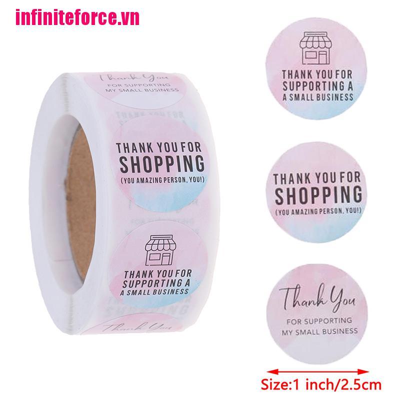 Set 5 Nhãn Dán In Chữ Thank You