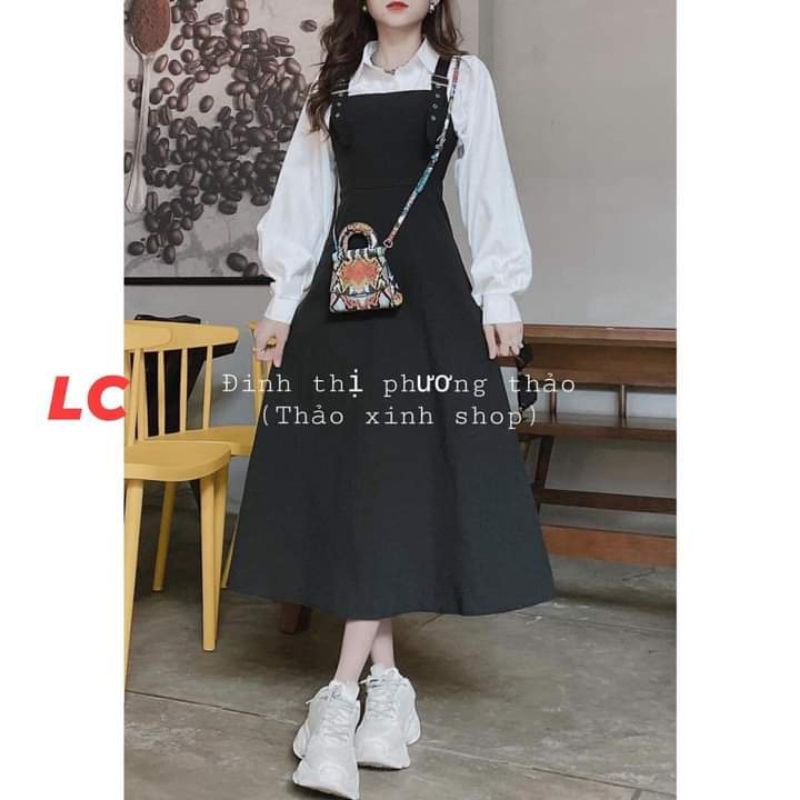 Sét váy kèm sơ mi