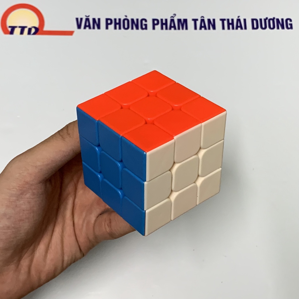 Rubik 3x3 - Rubik 3 Tầng Tặng Kèm Hộp Đựng - Khối Lập Phương Rubik Loại Đẹp