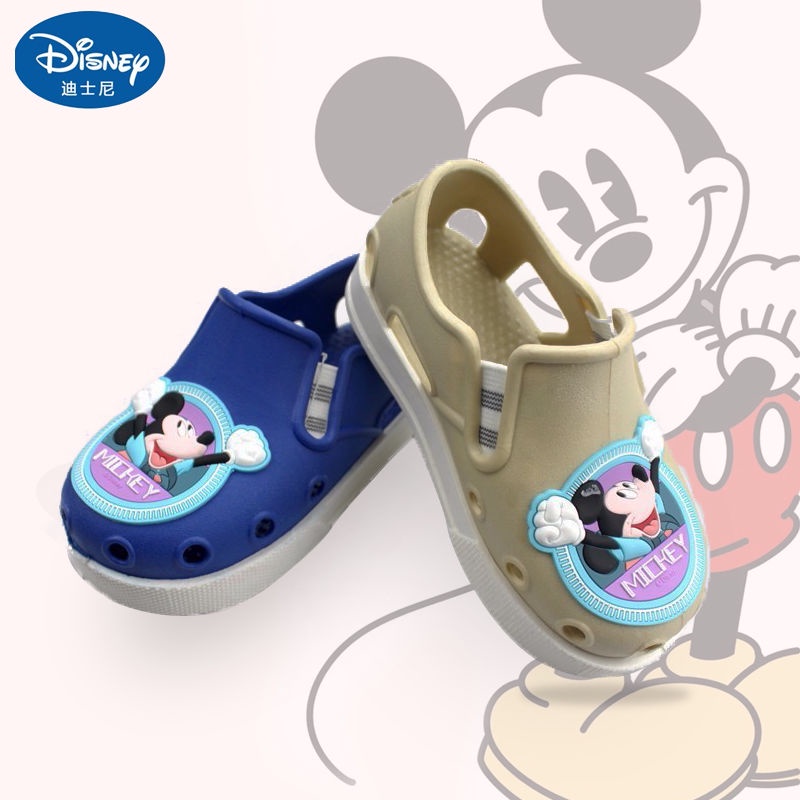Disney Xăng đan Chống Trượt Thiết Kế Lỗ Thoáng Khí Thời Trang Cho Trẻ Em
