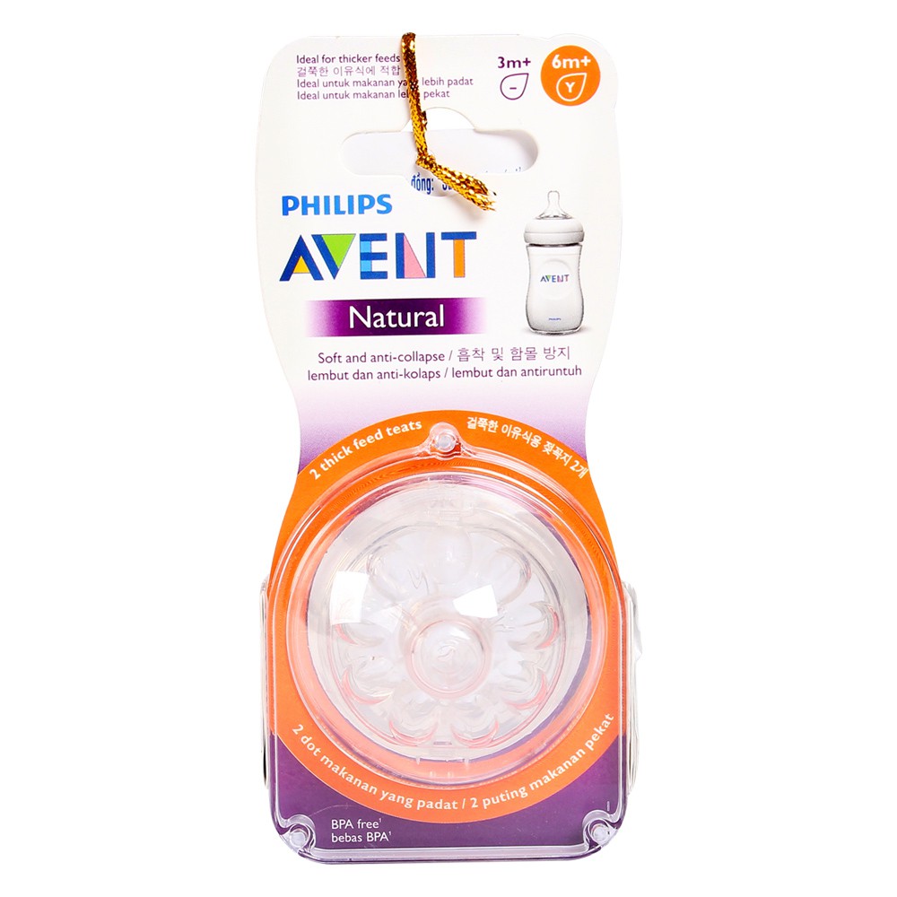 [CHÍNH HÃNG]Núm Ty Philips Avent Natural cổ rộng đủ size