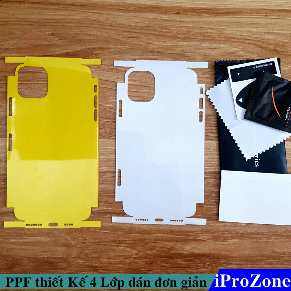 Dán PPF 4 lớp full lưng viền lỗ loa cho iPhone 14 Promax , 14 Pro , 14 Plus , 13 Promax , 13 Pro , 12 Promax , 11 Promax
