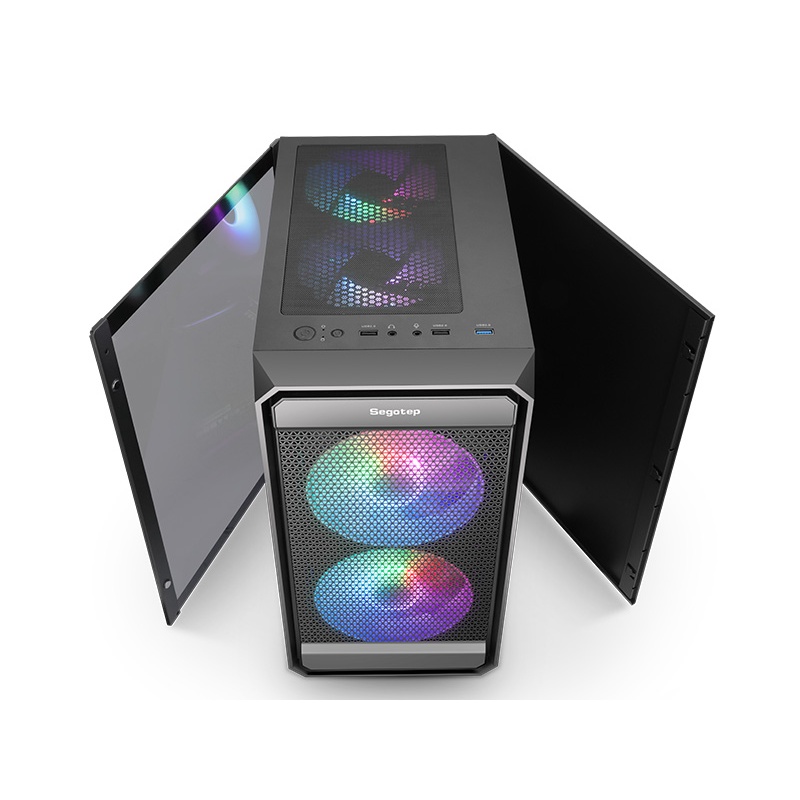 Vỏ Case SEGOTEP ARTIST 2F BLACK (TẶNG  2FAN RGB)