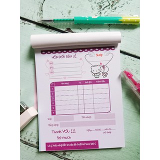 [CÓ SẴN] Hoá đơn bán hàng kitty