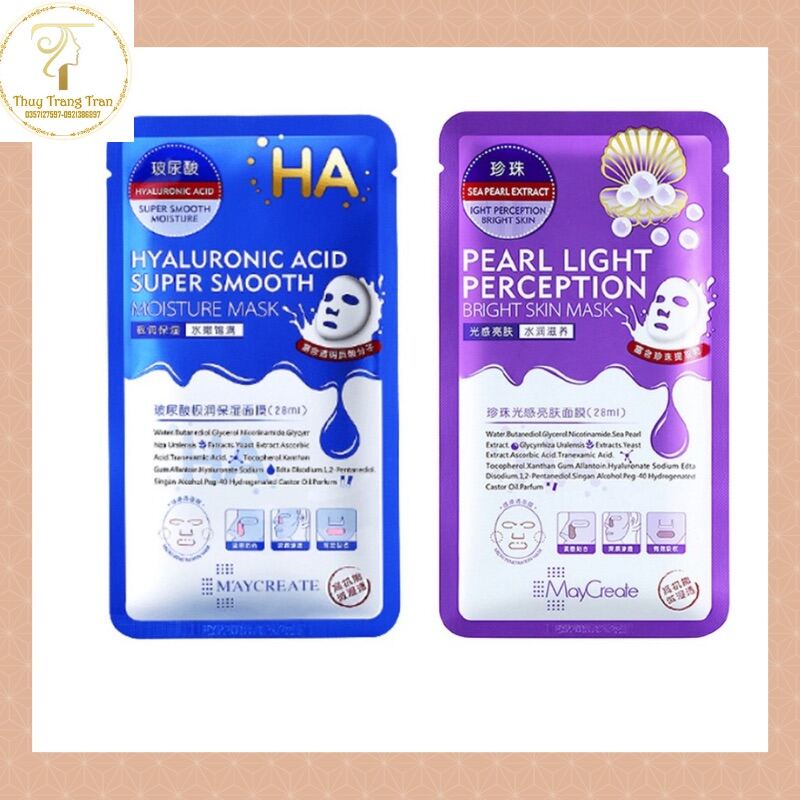 Mặt nạ ha dưỡng ẩm giấy chống lão hóa dưỡng da giảm mụn trắng da LUVELA MN02o