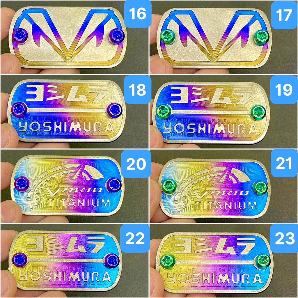 Tem TITAN nắp dầu các loại xe HONDA Vario/Click , Vision , AirBlade , Winner , Wave , Future , Blade ...