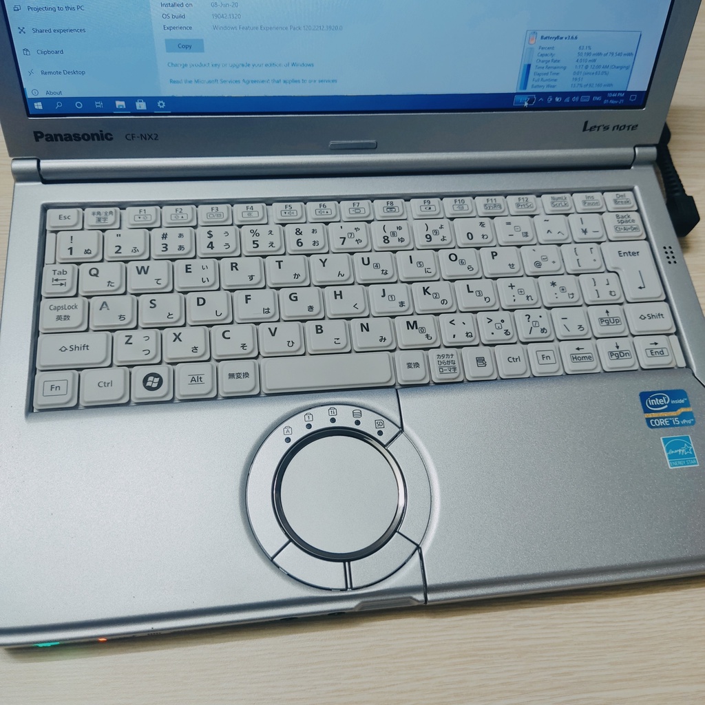 Laptop nhỏ gọn siêu bền 12 inch Panasonic CF-NX2/NX3/NX4 Intel Core i5 8GB RAM 128GB SSD - Likenew 98%