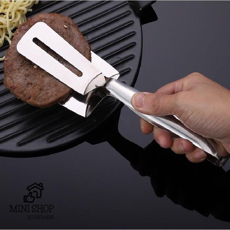 Kẹp Inox Gắp Lật Chiên Thức Ăn Cá Thịt Mẫu Mới