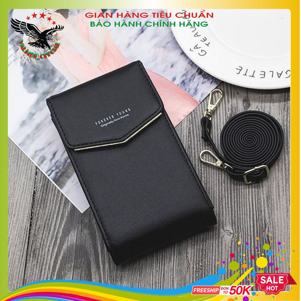 Túi đeo chéo nữ mini FOREVER YOUNG dáng dọc thời trang, phong cách Hàn Quốc trẻ trung, năng động. Hàng chính hãng