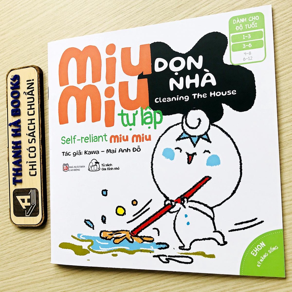 Sách - Ehon Kĩ Năng Sống - Miu Miu Tự Lập - Combo 8 quyển (Dành cho bé 1-6 tuổi) - Phần 2