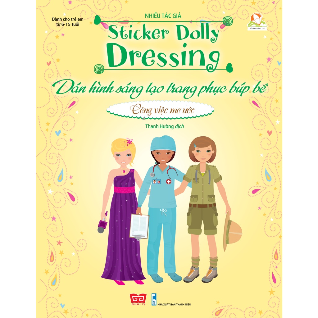 SÁCH - Dán hình trang phục búp bê - Công việc mơ ước