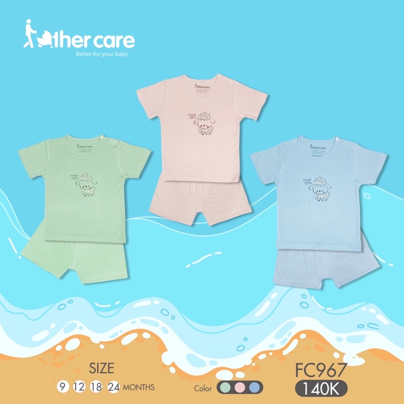 Bộ cộc Fathercare sợi bạc hà