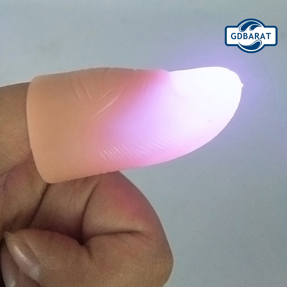 Set 2 Đèn LED Gắn Ngón Tay Cái Làm Ảo Thuật