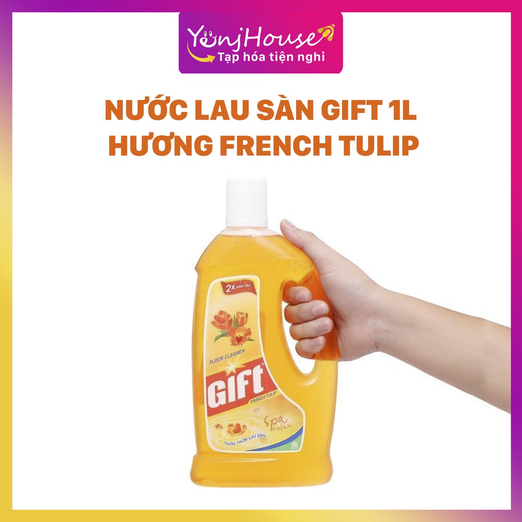 NƯỚC LAU SÀN GIFT 1L HƯƠNG FRENCH TULIP - YENJHOUSE