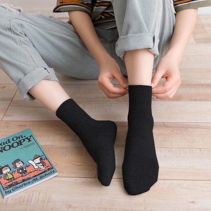 Tất vớ cổ ngắn nam nữ chất liệu vải dày co giãn bốn chiều - Sope Shop