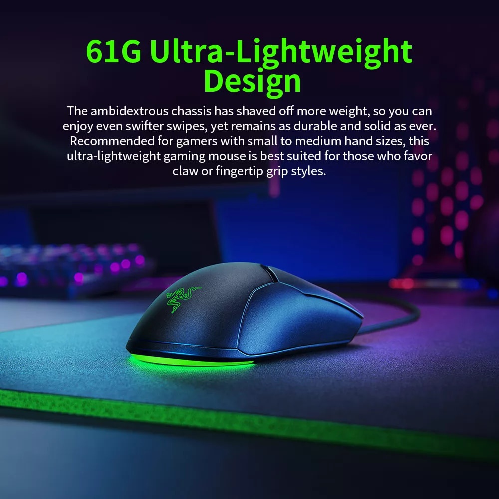 Chuột Chơi Game Razer 8500 DPI Có Đèn RGB