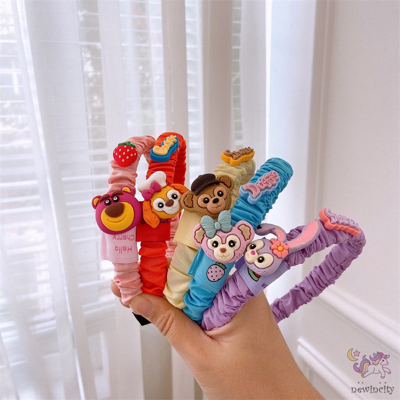 Băng Đô Họa Tiết Hoạt Hình Phong Cách Hàn Quốc Cho Bé Gái