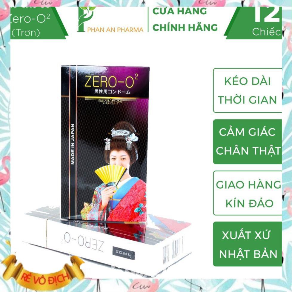 Bao cao su ZeRo O2 Nhật - Siêu mỏng, Siêu trơn /bản lĩnh đàn ông