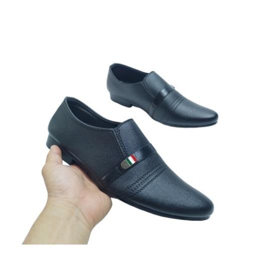 Giày tây nam da nhám viền chỉ chất da pu cao cấp lịch lãm X86fashion-nhám