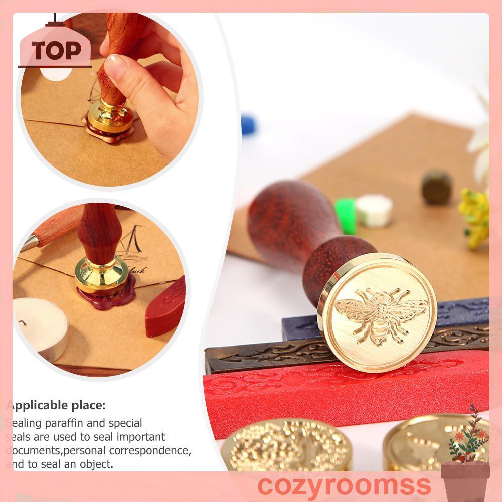 Con Dấu Sáp Hình Con Ong Phong Cách Retro