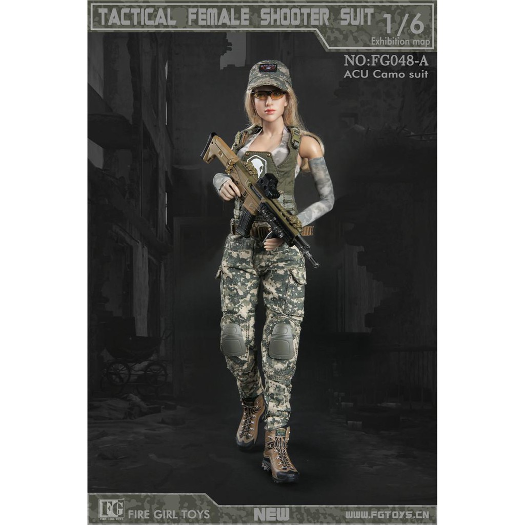 [Order] Trang Phục 1/6 Fire Girl 1/6 Female Tactical Shooter